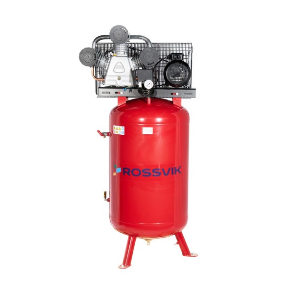 Компрессор поршневой ROSSVIK , 950л/мин, 10бар, ресивер вертикальный 270л, 380В/5,5кВ СБ4/Ф-270.LB75В