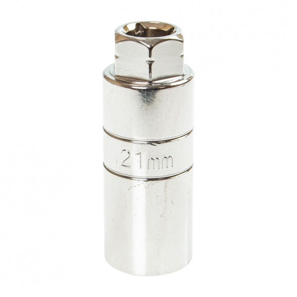 Головка торцевая 21мм 1/2" для разборки стойки амортизатора (BENZ(W203), CHRYSLER, VW, AUDI, JAP, PKU(W203), FORD), ЭВРИКА  /1/50 ER-86126
