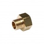 Соединитель резьбовой :M1/4"x F3/8" ЭВРИКА /1/10 ER-MFE04/06
