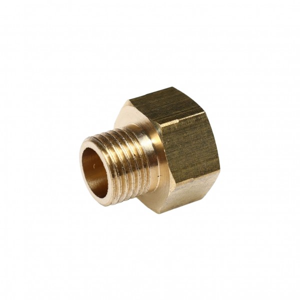 Соединитель резьбовой :M1/4"x F3/8" ЭВРИКА /1/10 ER-MFE04/06