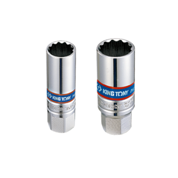 Головка свечная двенадцатигранная 3/8, 21 мм king tony 363021 