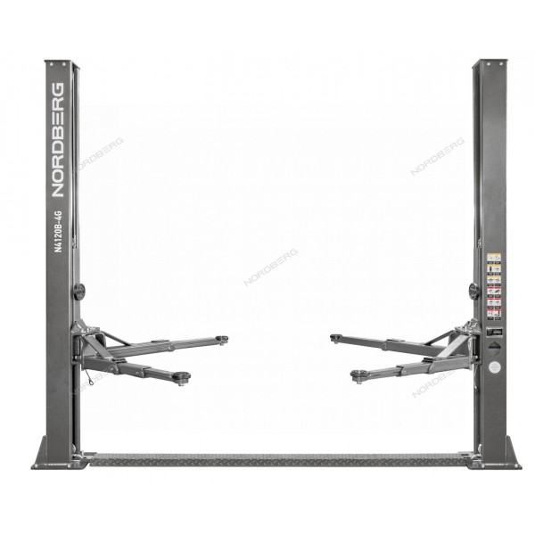 Подъемник двухстоечный 4 т, 380 В, серый NORDBERG N4120B-4G_3+2_380