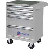 Тележка инструментальная, 5 выдвижных ящиков, ОПТИМА, серая МАСТАК 521-05581MG