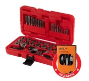 Набор метчиков и плашек SK-5 M3-M12, кейс, 40 предметов, в комплекте набор пассатижей МАСТАК 351-00040CP