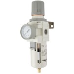 Фильтр-масловлагоотделитель с манометром и регулятором давления 1/2 AW4000-04