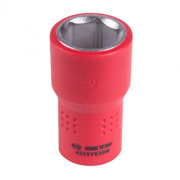 Головка торцевая диэлектрическая шестигранная 1/2, 20 мм KING TONY 4335VE20M