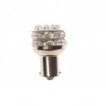 Автолампа P21W (BA15s) 27 LED WHITE 6000K 189лм  24V MEGAPOWER /10 /100 M-56264W-24