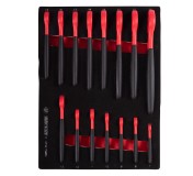 Набор рожковых диэлектрических ключей, 7-24 мм, ложемент, 15 предметов KING TONY 9-12FVE15MRV