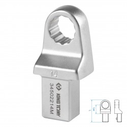 Насадка накидная серии FIT, 14 мм, 14х18 мм KING TONY 34502214M