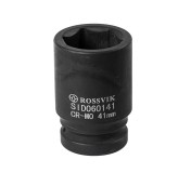 SID060141 Головка торцевая ударная, глубокая ROSSVIK, 1", 41мм