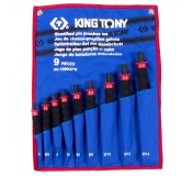 Набор выколоток с протектором, чехол из теторона, 9 предметов KING TONY 1009GPN