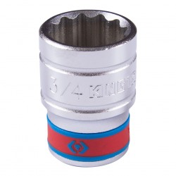 Головка торцевая стандартная двенадцатигранная 1/2, 3/4, дюймовая KING TONY 433024S