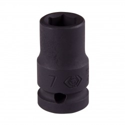 Головка торцевая ударная шестигранная 1/4, 7 мм KING TONY 253507M