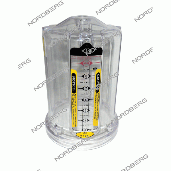 Колба осмотровая для установок 2379, без резьбы (до 2018 г.) NORDBERG 01-00004701