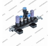 Клапан педального узла (A) (с тройником), 4638 NORDBERG CT-D-1110000