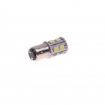 Автолампа P21/5W (BAY15d) 13 SMD 5050 WHITE 260лм 6000K 12V MEGAPOWER /10/100 M-57305W