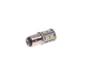 Автолампа P21/5W (BAY15d) 13 SMD 5050 WHITE 260лм 6000K 12V MEGAPOWER /10/100