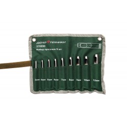 376890 Набор просечек (Ø 3,4,5,6,7,8,9,10,12 мм) 9 предм.