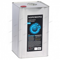Очиститель тормозов LS1, канистра, 20 л NORDBERG LS1-20L