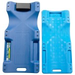 Лежак ремонтный, подкатной, пластиковый, синий OPT-40130B