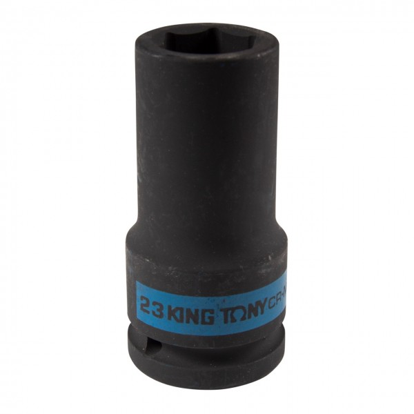 Головка торцевая ударная глубокая шестигранная 3/4, 23 мм KING TONY 643523M