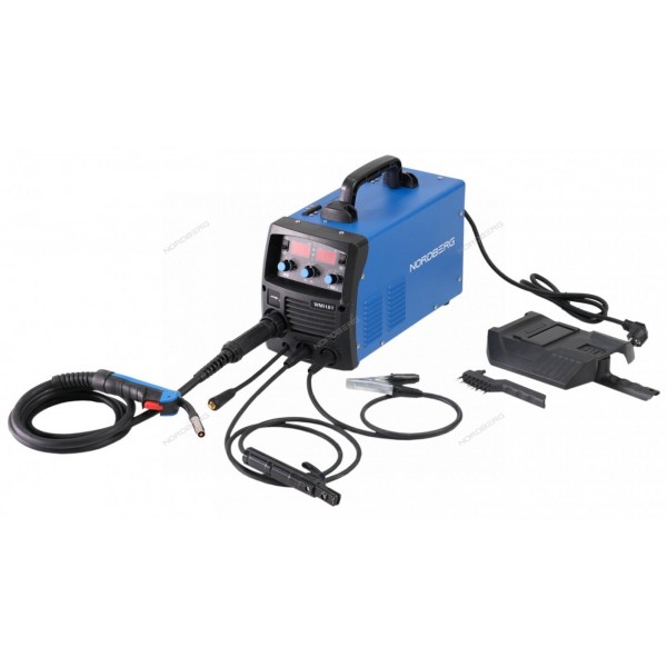 Аппарат сварочный инверторный MIG+MMA, 220 В NORDBERG WMI181