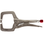 Зажим сварочный С-образный с фиксатором. Струбцины сварочные. (368х177х30 мм) WDK-65051