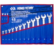Набор комбинированных ключей KING TONY 1215MRN02