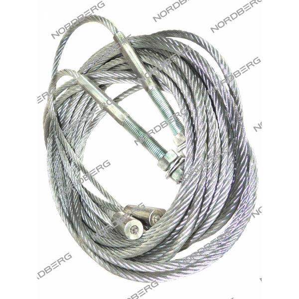 Трос для подъемника N4122HE-6B (4,8 м) (комплект 2 шт.) (L 13010 мм) NORDBERG N4122H-6T#L-ROPE