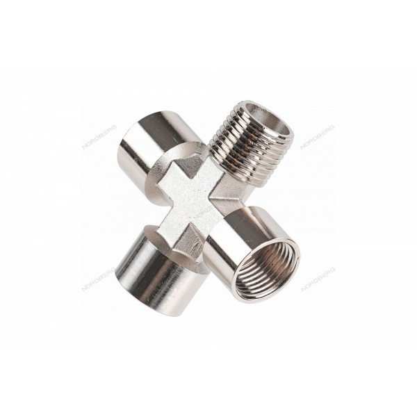 Переходник крест FFFМ1/2" NPX4FFFM