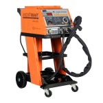 Многофункциональный споттер на тележке, 220В, 10кВА, 47А, сварочный ток 3800A WDK-5000