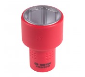 Головка торцевая диэлектрическая шестигранная 1/2, 27 мм KING TONY 4335VE27M
