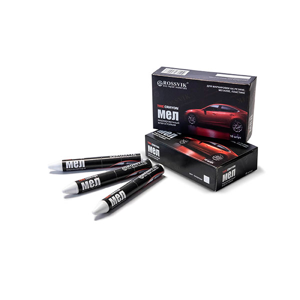 Мел для резины, 10 шт. Белый M.B.X.10