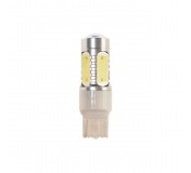 Автолампа W21/5W (W3*16q) 5 SMD MEGA WHITE 400лм 6000K12V MEGAPOWER /10/100 OLD