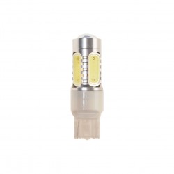 Автолампа W21/5W (W3*16q) 5 SMD MEGA WHITE 400лм 6000K12V MEGAPOWER /10/100 OLD