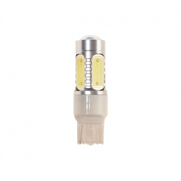 Автолампа W21/5W (W3*16q) 5 SMD MEGA WHITE 400лм 6000K12V MEGAPOWER /10/100 OLD M-20392DW