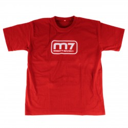Футболка с логотипом бренда MIGHTY SEVEN, размер L, красная MIGHTY SEVEN ZC-201R-L