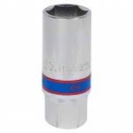 Головка свечная шестигранная 1/2, 21 мм, магнитный фиксатор KING TONY 466521C