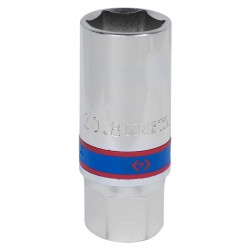 Головка свечная шестигранная 1/2, 21 мм, магнитный фиксатор KING TONY 466521C