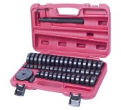 Набор оправок для монтажа и демонтажа подшипников, 18-74 мм, кейс, 49 предметов МАСТАК 100-20049C