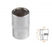 Головка торцевая стандартная шестигранная 3/8, 13 мм AFFIX AF00030013