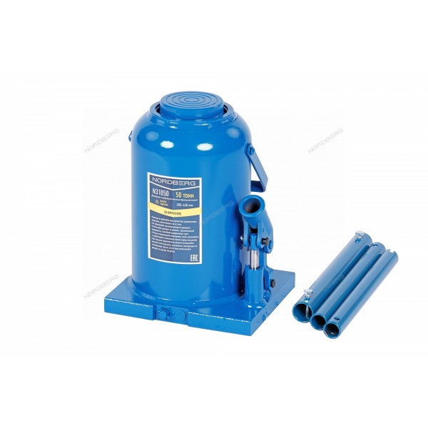 Домкрат бутылочный, 50 т NORDBERG N31050