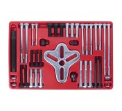 Съемник шкивов, 25-100 мм, 46 предметов МАСТАК 103-20046