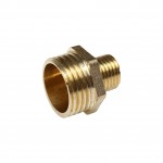 Соединитель резьбовой :наруж. резьба 1/2"x1/4" ЭВРИКА /1/10 ER-MM08/04