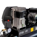 Масляный поршневой компрессор с ременным приводом:400 л/мин, 9 бар, ресивер 100 л WDK-91040