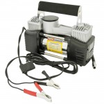 Компрессор  поршневой двухцилиндровый сверхмощный 150PSI (60л/мин, 50А) с дефлятором 12V MEGAPOWER /1/4 M-55010