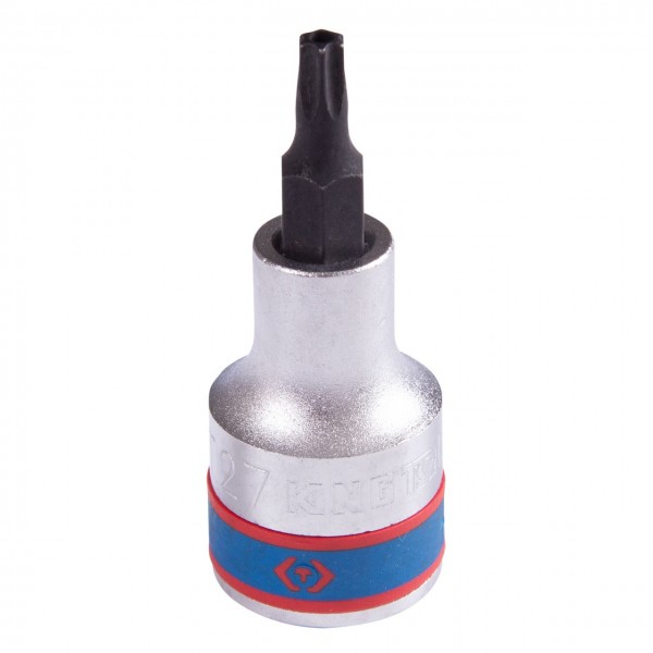 Насадка (бита) торцевая 1/2, Torx, T27, L = 60 мм, с отверстием KING TONY 402727