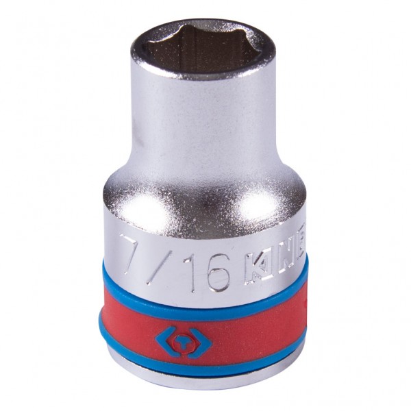 Головка торцевая стандартная шестигранная 1/2, 7/16, дюймовая KING TONY 433514S