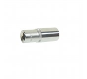 Головка торцевая 22мм 1/2" 12-гранная глубокая L=80мм ЭВРИКА ER-91515-12 /1/10
