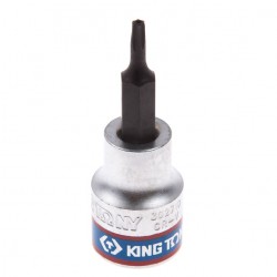 Насадка (бита) торцевая 3/8, Torx, T10, L = 50 мм, с отверстием KING TONY 302710